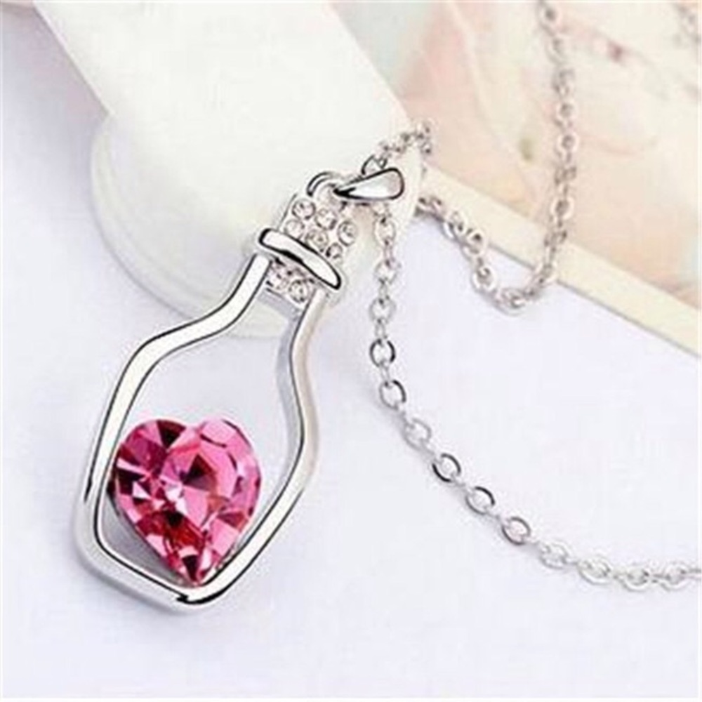 Heart In A Bottle Necklace - Picture 3 of 3